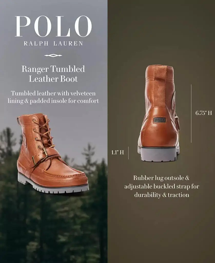 Polo Ralph Lauren | Men's Ranger Tumbled Leather Boot
