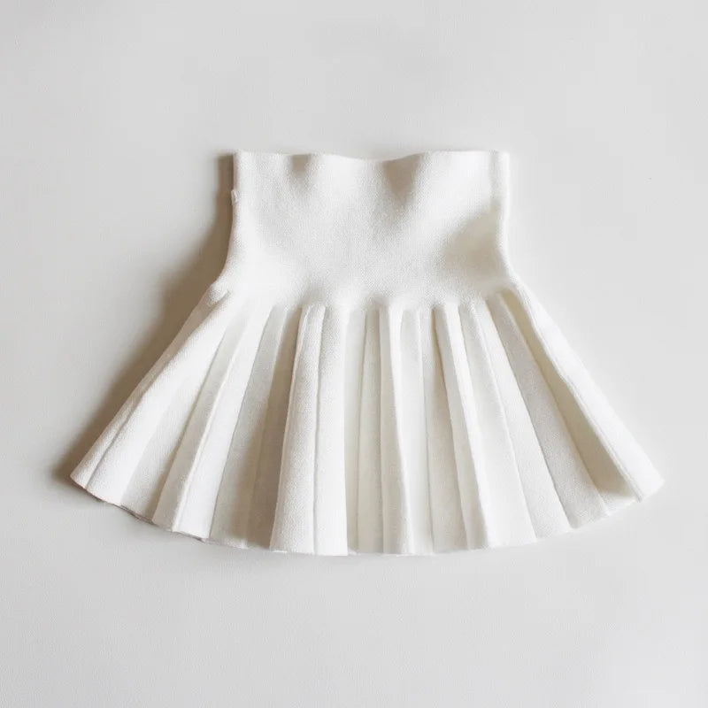 1pcs Kids Cute Slim Fit Tutu Short Skirt Girls Pleated Skirt Childrens Baby Solid Sweet Pink Beach Mini Princess Skirt 110-170cm