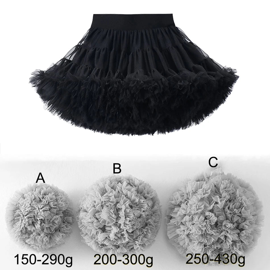 Summer Girls Tutu Luxury Fluffy Princess Skirt Little Girl Birthday Party Clothes Stage Performance Outfits Fashion Streetwear