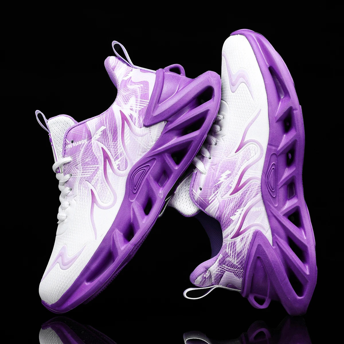 Running shoes for men and women, lightweight mesh, breathable and comfortable, flat and soft tennis shoes for couples, sports sh