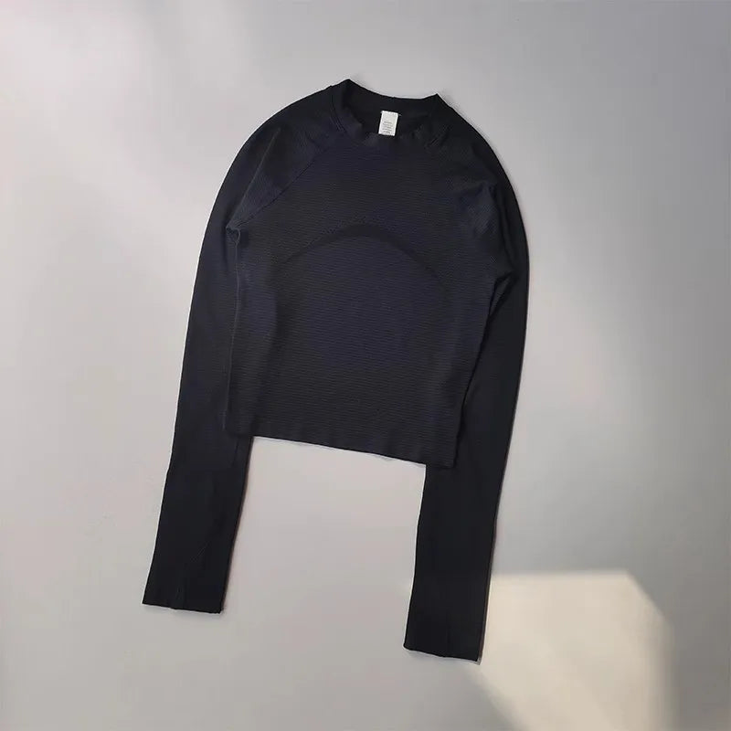 Women's Long Sleeve Yoga Shirts Sport Top Fitness Gym T-shirt Running Jersey Fitness Blouse Sports Clothing