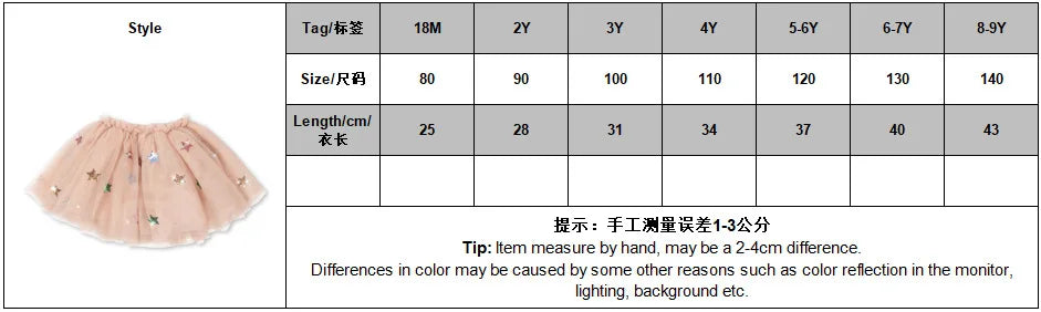 2024 KS Baby Girls Star Sequins Dress Kids Clothes Girls Mesh Princess Dresses Children Casual Skirts Christmas Party Vestidos