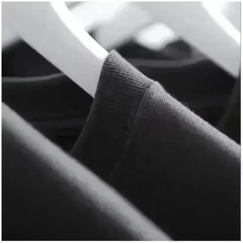 Men's 100 Cotton T-shirt Set Casual Oversized Set Paris Letter Printed Loose Round Neck Short Sleeved T-shirt+shorts Two-piece