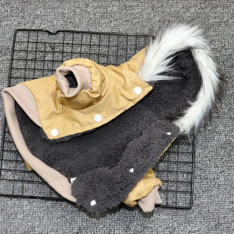 Winter Dog Clothes Puppy Pet Dog Coat Jacket For Small Medium Dog Thicken Warm Hoodie Pets Clothing