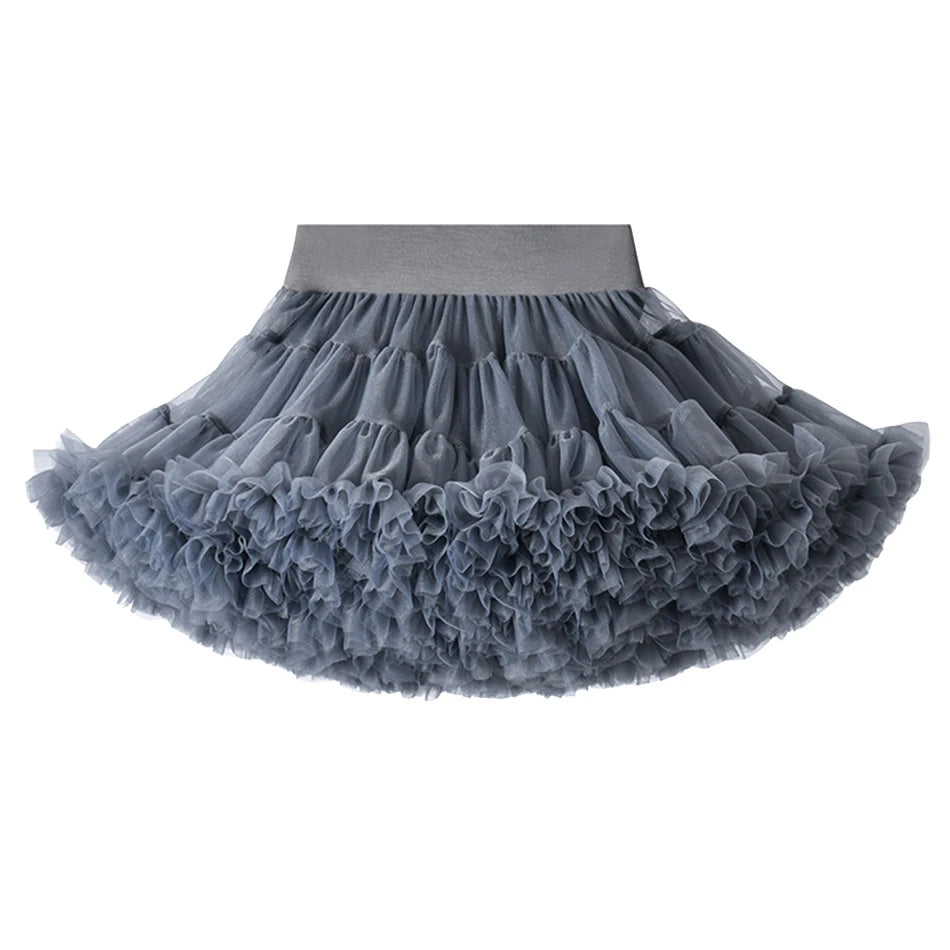 Summer Girls Tutu Luxury Fluffy Princess Skirt Little Girl Birthday Party Clothes Stage Performance Outfits Fashion Streetwear