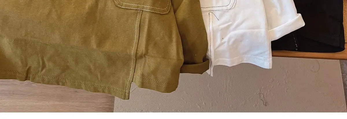 Autumn Boys Long-sleeved T-shirt Spring and Autumn 2023 New Children's Solid Color Irregular Bottoming Shirt Baby Inner Tops