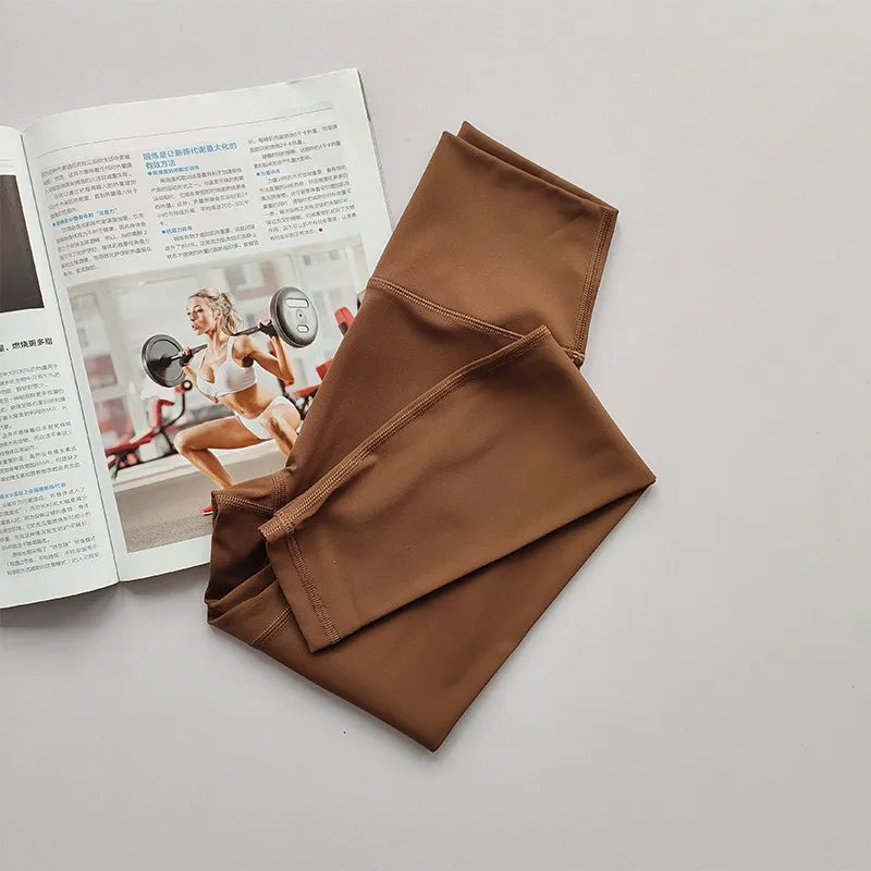 High Waist Sport Leggings for Women, Yoga Leggings, Soft Breathable Sports Tights, Fitness Gym Elastic Pants, High Quality