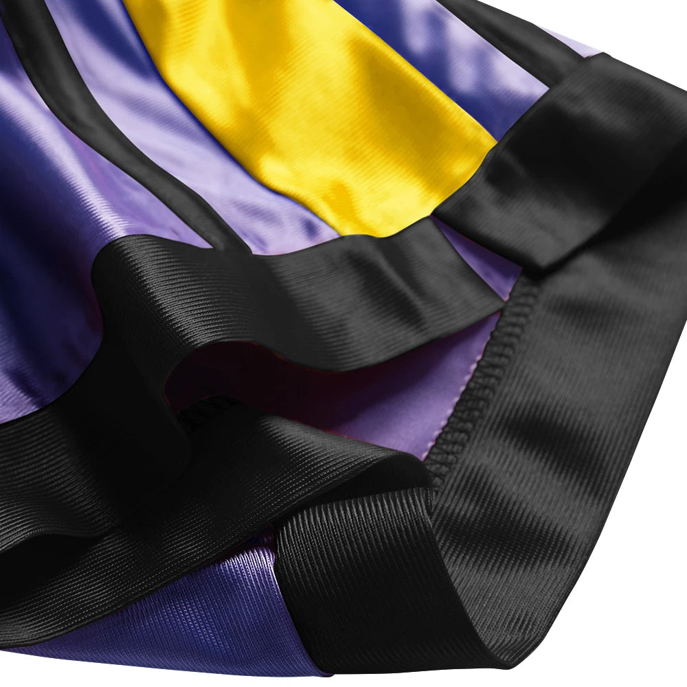 4-piece men's casual striped basketball shorts summer basketball running fitness quick drying shorts