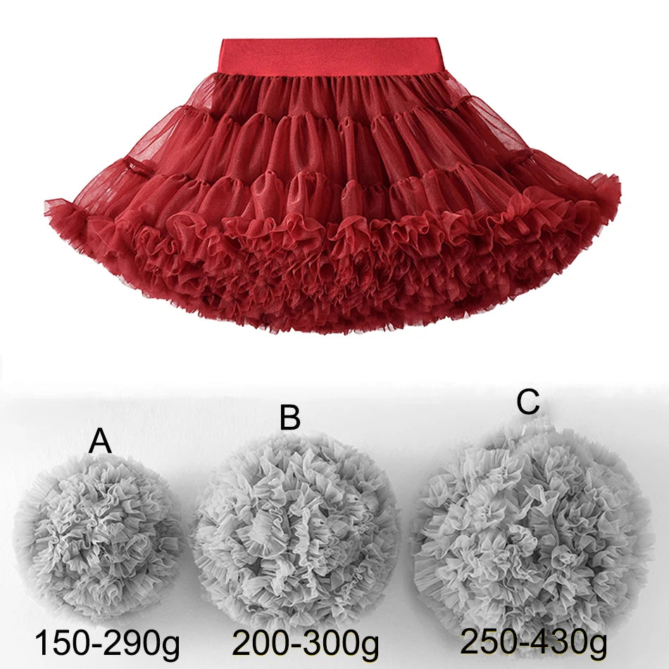 Summer Girls Tutu Luxury Fluffy Princess Skirt Little Girl Birthday Party Clothes Stage Performance Outfits Fashion Streetwear