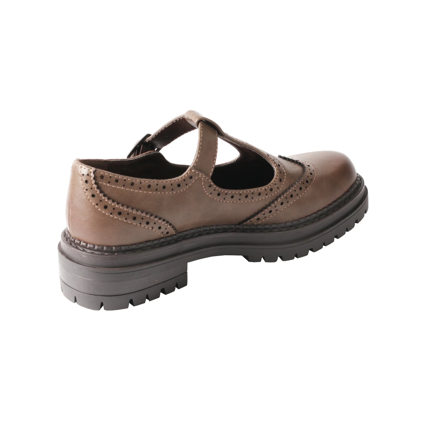 TMA EYES Versatile Retro Flat Women's Leather Shoes Breathable Summer Style Simple Design Powder Brushed Fashion Footwear