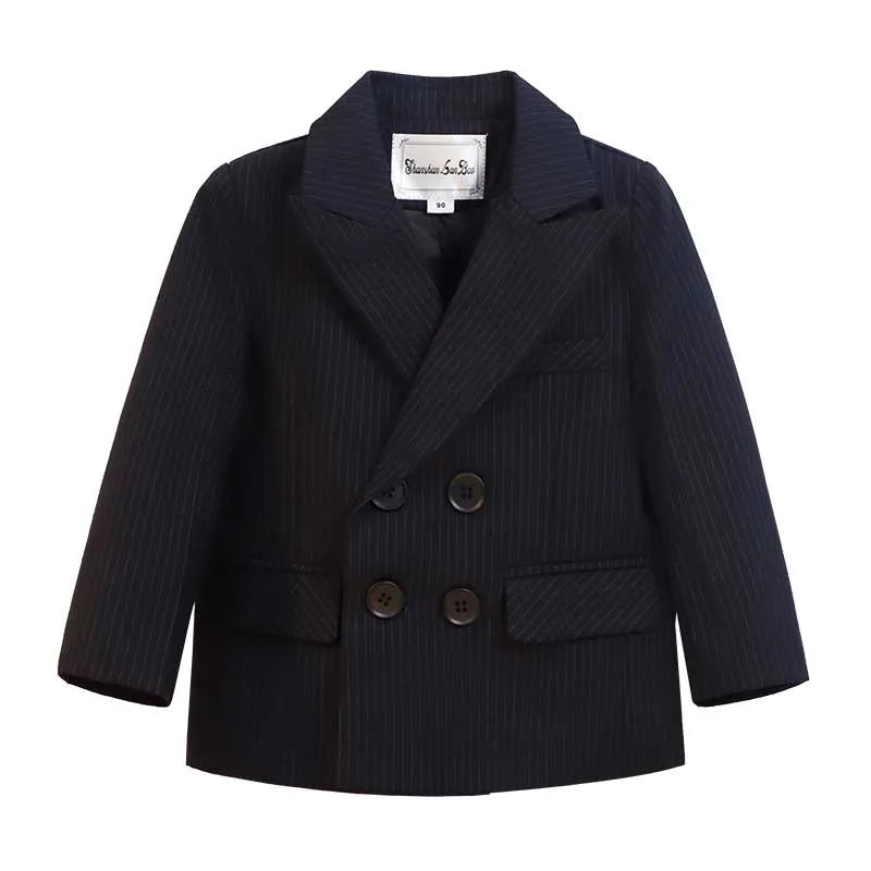 Children New Year Photography Jakcet Boys Formal Ceremony Costume Coat Kids Girls Piano Wedding Performance Birthday Party Dress