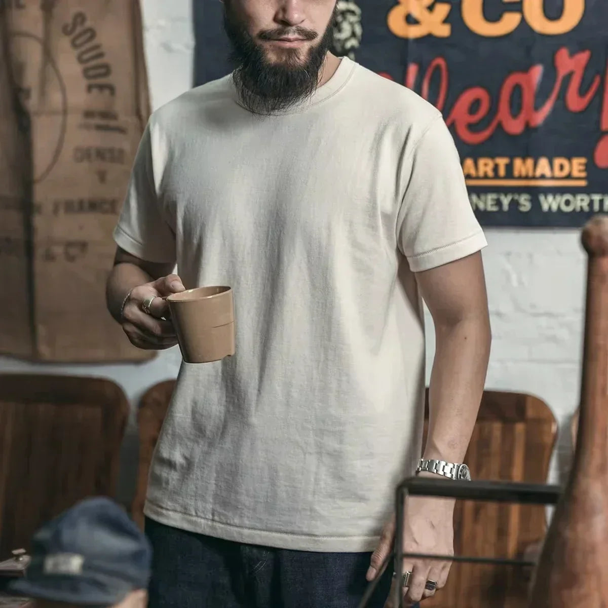 Men's 100 Cotton T-shirt Set Casual Oversized Set Paris Letter Printed Loose Round Neck Short Sleeved T-shirt+shorts Two-piece