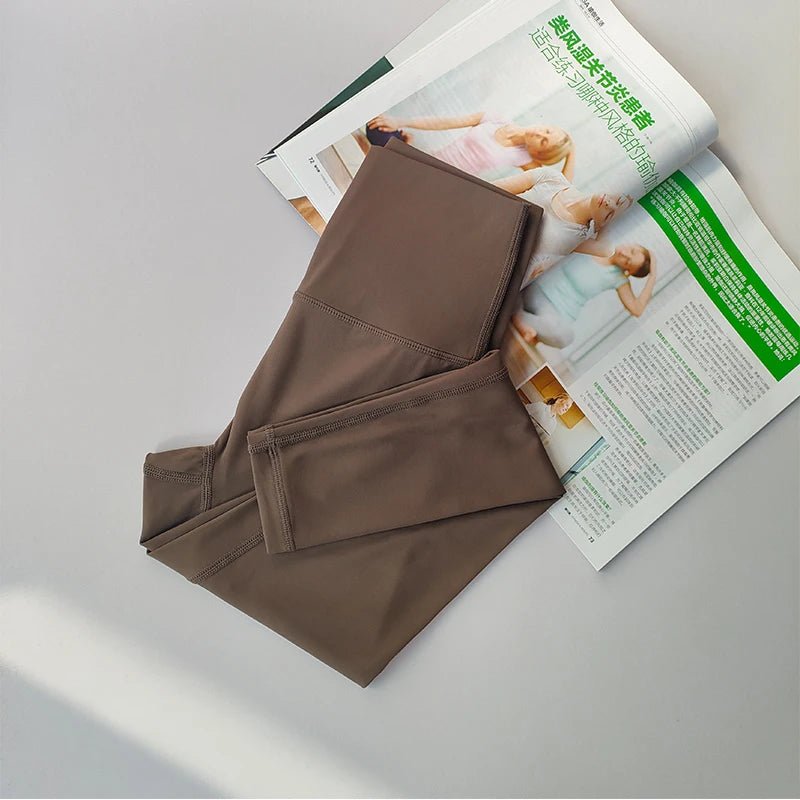 High Waist Sport Leggings for Women, Yoga Leggings, Soft Breathable Sports Tights, Fitness Gym Elastic Pants, High Quality