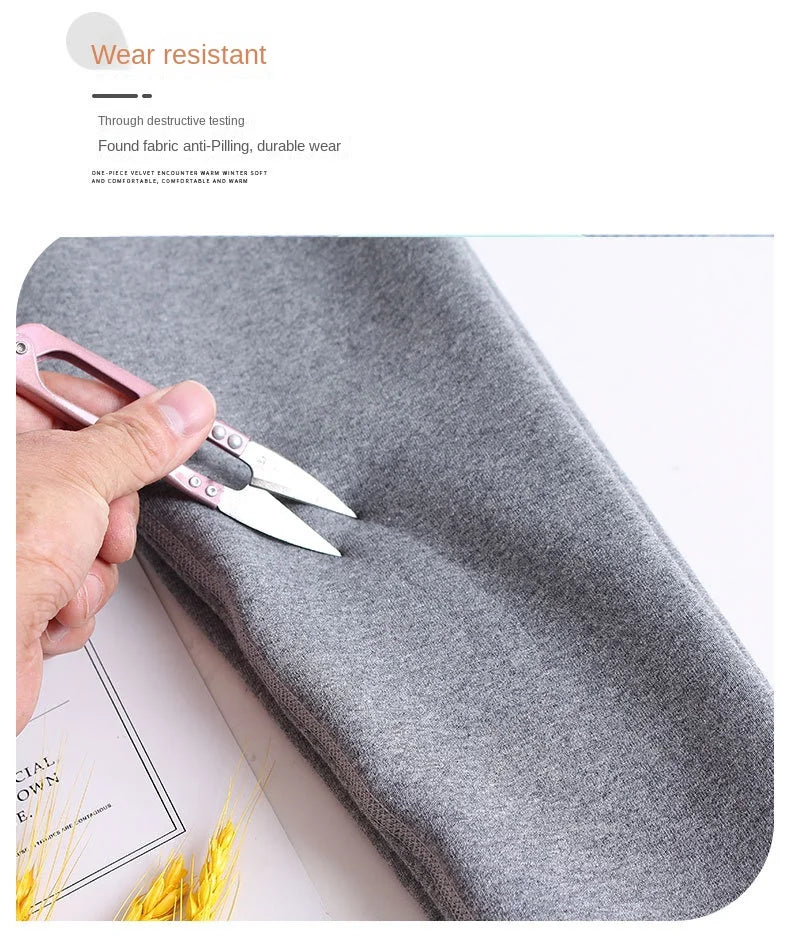 Girls Leggings Boneless Fleece Thickened Autumn Winter Fleece Pants Children's Leggings Winter Solid Color Trousers Outer Wear