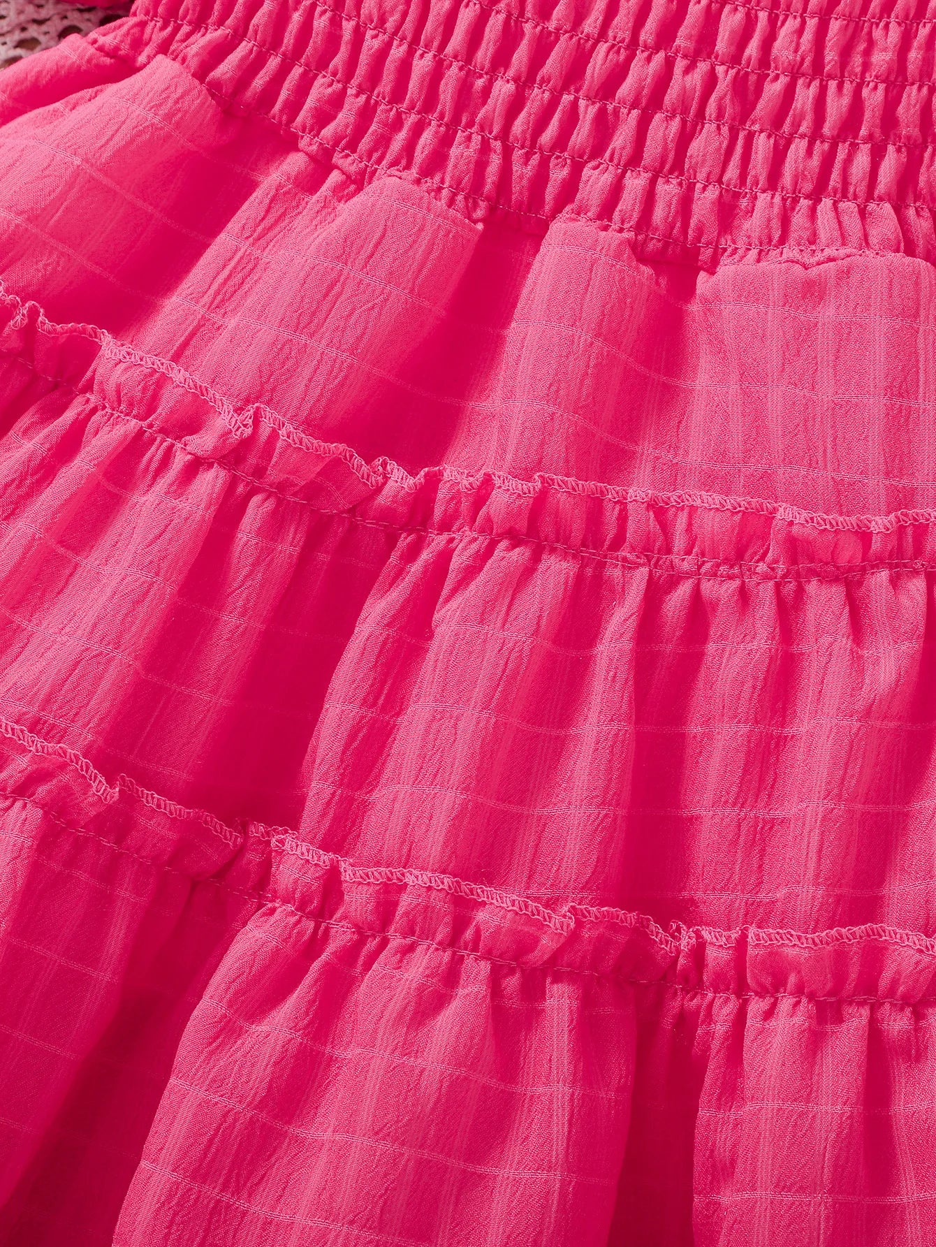 2025 New Girl's Dress with Embroidered Sleeves and Splicing Cake Skirt for Baby Girls 2 and 6 Years Old, Fashionable and Stylish