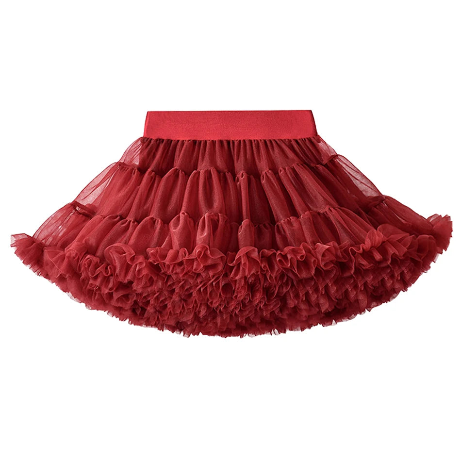 Summer Girls Tutu Luxury Fluffy Princess Skirt Little Girl Birthday Party Clothes Stage Performance Outfits Fashion Streetwear
