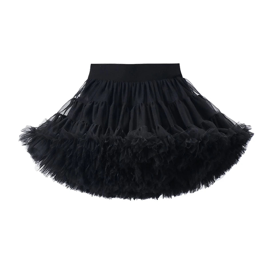 Summer Girls Tutu Luxury Fluffy Princess Skirt Little Girl Birthday Party Clothes Stage Performance Outfits Fashion Streetwear