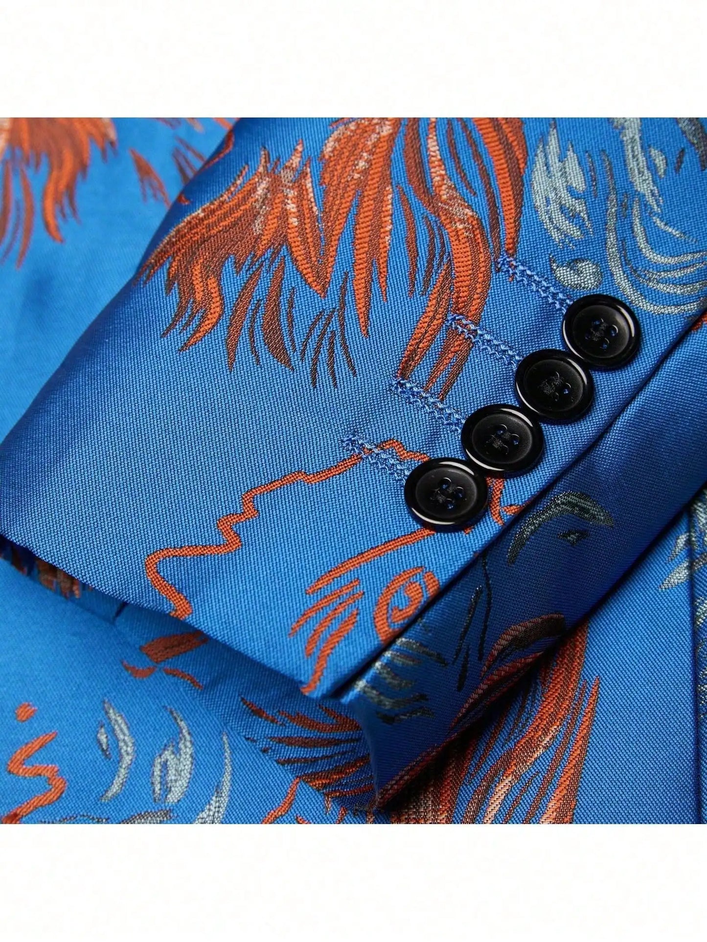 Men's three-piece regular-cut suit set, including a suit jacket, vest, and pants, suitable for wedding banquets and other formal