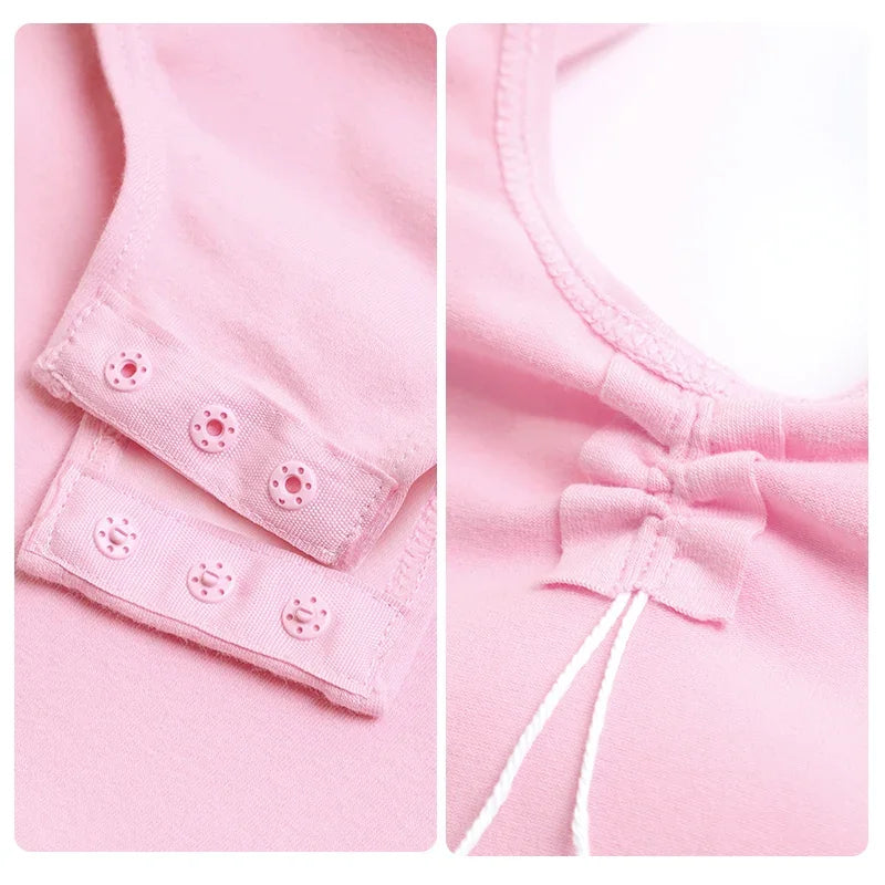 Girls Ballet Leotards Professional Gymnastics Leotard Dance Bodysuits Cotton Dance Leotards Long Sleeve Bodysuit for Dancing