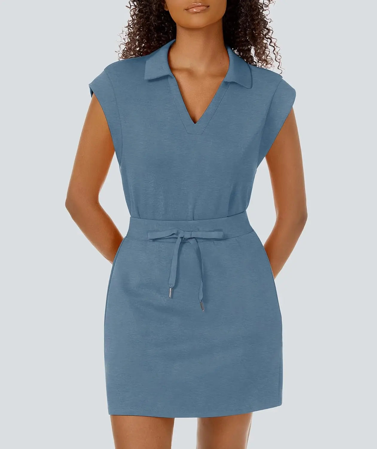 Womens Two Piece Skirt Sets Tennis Outfits Casual Cap Sleeve Lapel Shirt Summer Athletic Sport Short Skort Set