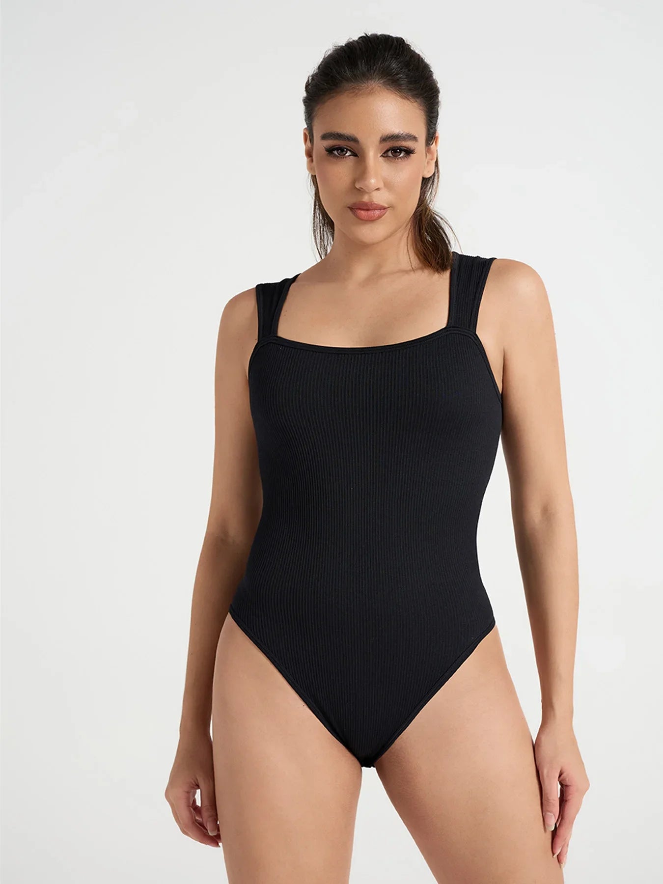 Sleeveless Knit Seamless Bodysuit Hot Summer Bodycon Fitness Yoga Training High Elastic Sports Rompers Clubwear