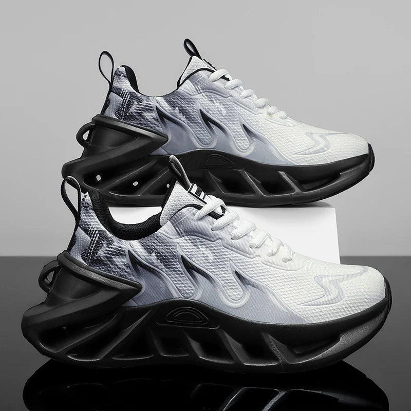 Running shoes for men and women, lightweight mesh, breathable and comfortable, flat and soft tennis shoes for couples, sports sh