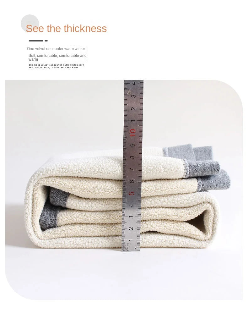 Girls Leggings Boneless Fleece Thickened Autumn Winter Fleece Pants Children's Leggings Winter Solid Color Trousers Outer Wear