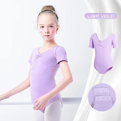 Girls Ballet Leotards Professional Gymnastics Leotard Dance Bodysuits Cotton Dance Leotards Long Sleeve Bodysuit for Dancing