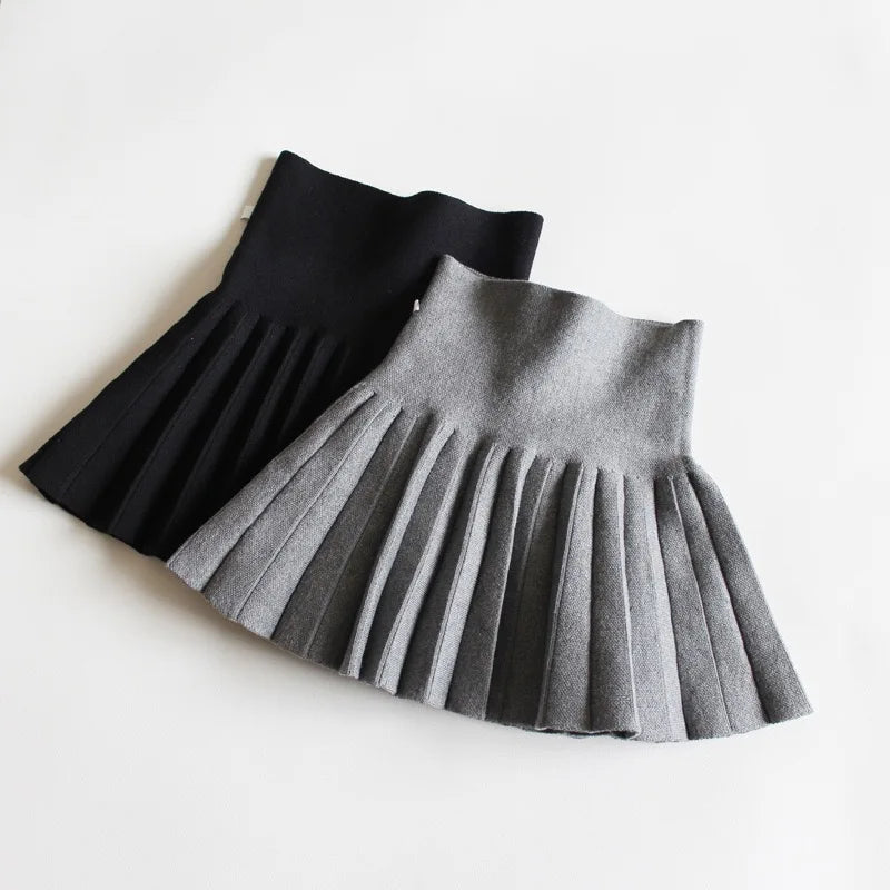 1pcs Kids Cute Slim Fit Tutu Short Skirt Girls Pleated Skirt Childrens Baby Solid Sweet Pink Beach Mini Princess Skirt 110-170cm