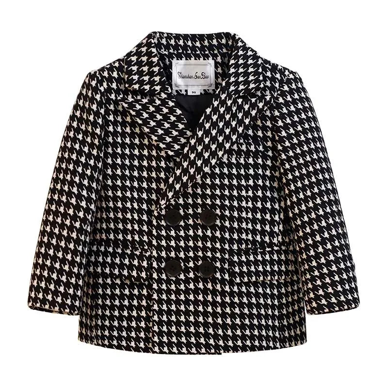 Children New Year Photography Jakcet Boys Formal Ceremony Costume Coat Kids Girls Piano Wedding Performance Birthday Party Dress