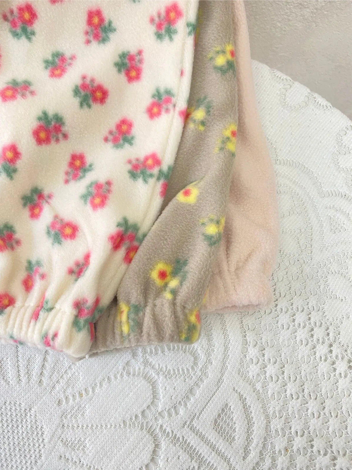 High Collar Floral Shirts Set For Baby Boy And Girl Thick Cotton Tops And Pants Monochrome Plus Velvet Warm For Kids Autumn