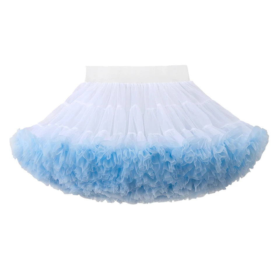 Summer Girls Tutu Luxury Fluffy Princess Skirt Little Girl Birthday Party Clothes Stage Performance Outfits Fashion Streetwear