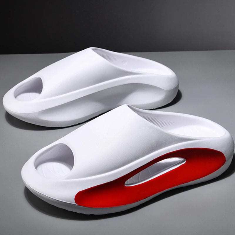 Oulylan Summer Cool Women Men Slippers Soft Sandals Women Beach Casual Shoes Light EVA Slides Men Flip-flops Men's Sandals