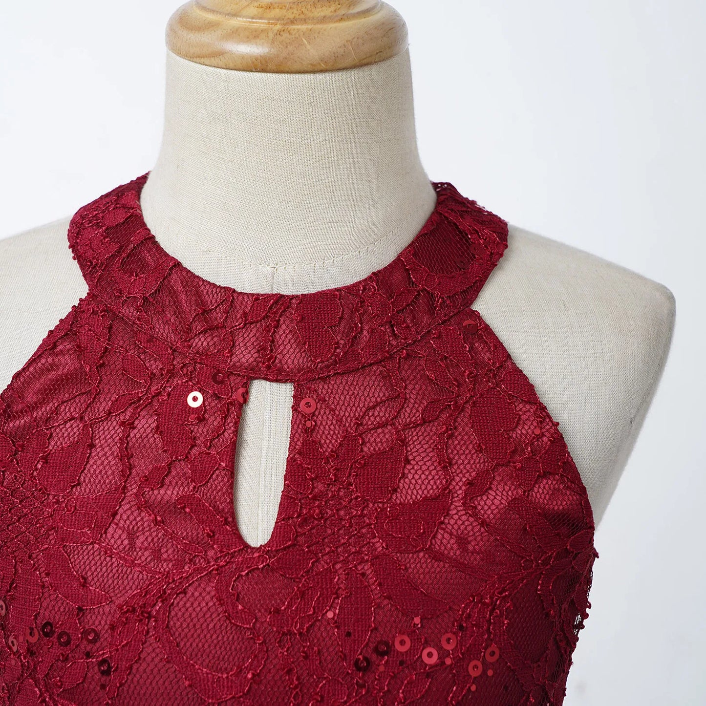 Children's Girls Maxi Romper Dress Sleeveless Floral Lace Rhinestone vestidos Kids Performance Dance Dress Girls Summer Dress