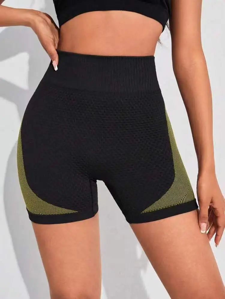 Women High Waist Workout Shorts Seamless Butt Lifting Tummy Control Tights Comfort Ruched Booty Smile Yoga Shorts