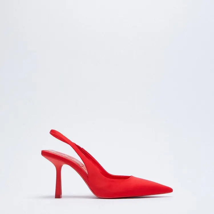 Oulylan High heeled Sandals  Women's Shoes Fashion Pumps Pointed Toe High Heels Shallow Women's Sandals Shoes for Women