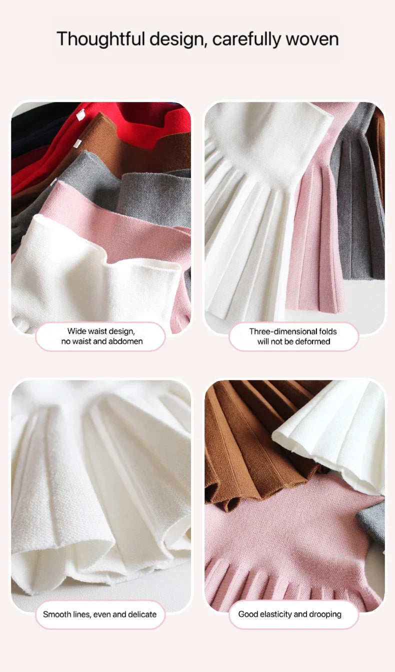 1pcs Kids Cute Slim Fit Tutu Short Skirt Girls Pleated Skirt Childrens Baby Solid Sweet Pink Beach Mini Princess Skirt 110-170cm