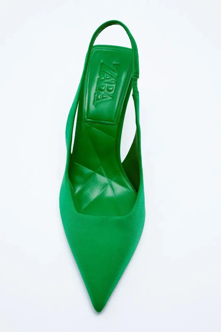 Oulylan High heeled Sandals  Women's Shoes Fashion Pumps Pointed Toe High Heels Shallow Women's Sandals Shoes for Women