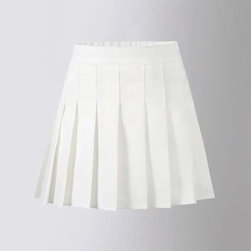Summer Baby Girls Cake Skirts Solid Elastic Waist Children Girl Pleated Skirts High Quality Preppy Style Junior Girl Dance Skirt