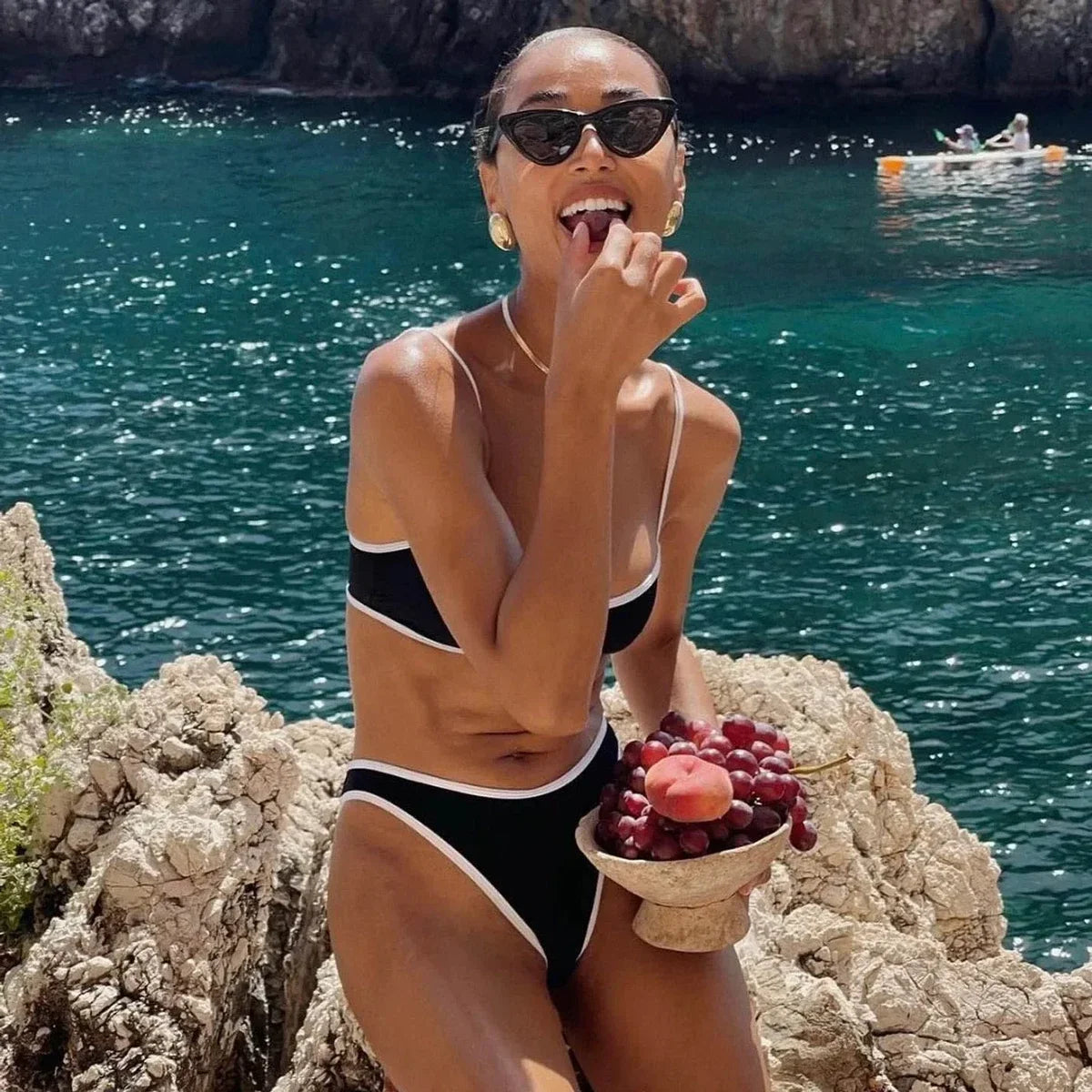 Sexy Bikini 2025 Swimsuit Women Swimwear Beachwear Female Bathing Suit Patchwork Basic Bikini set 2 piece Push-up Swim Suits