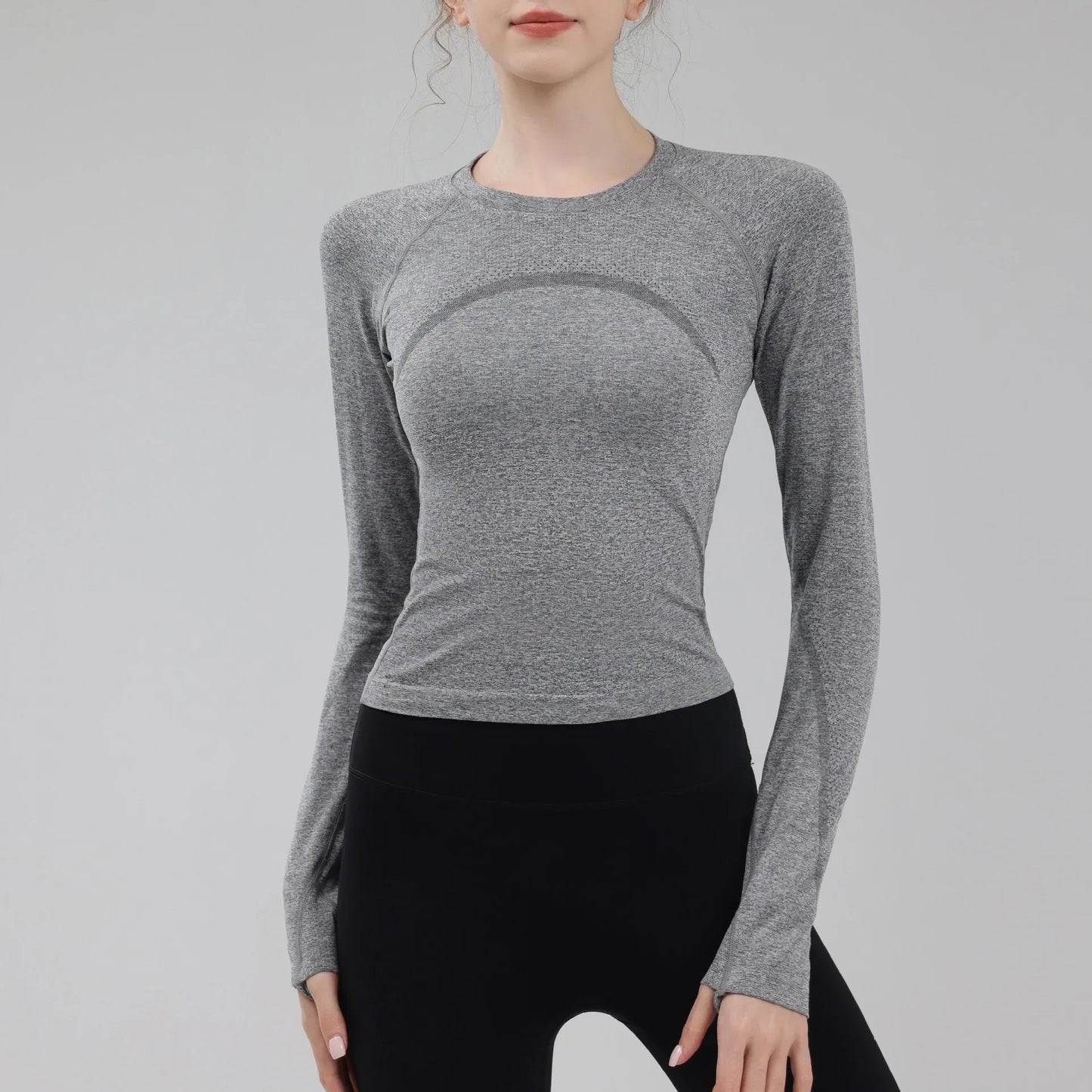 Women's Long Sleeve Yoga Shirts Sport Top Fitness Gym T-shirt Running Jersey Fitness Blouse Sports Clothing