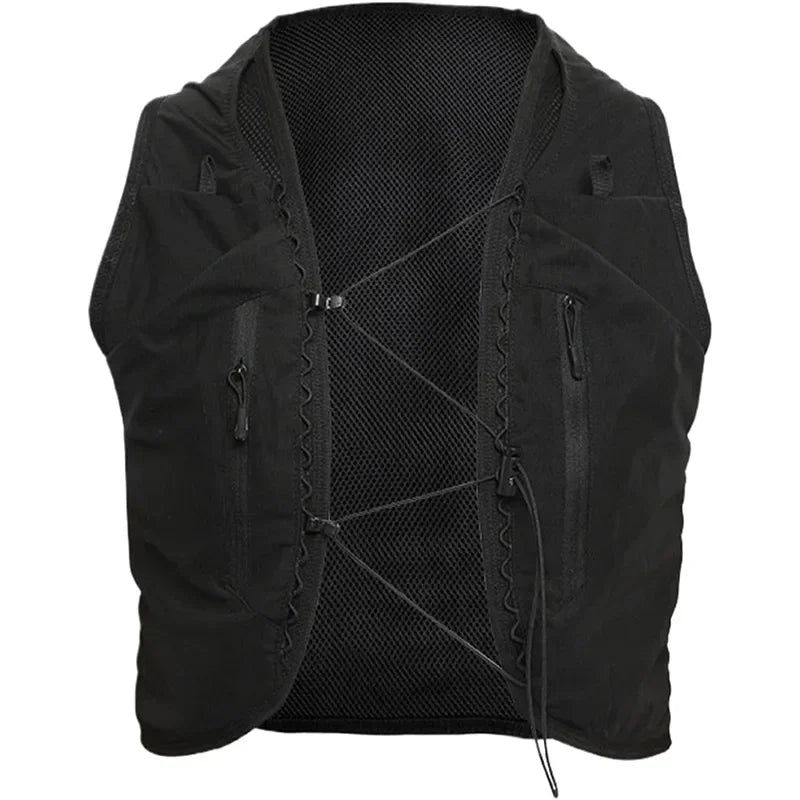Hydration Vest Pack with 12 Pockets with Internal for Small Items Phones Wallets Keys and Towel for Jogging Biking Hiking