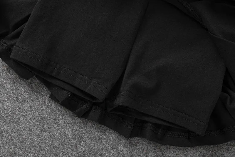 Girls' New All-Match Pleated Culottes Medium And Small Children'S Summer Skirt With Inner Safety Pants Student Uniform Skirts