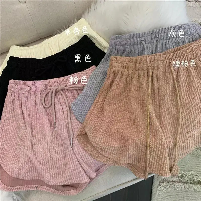 Women Gym Fitness Running Shorts Women's Summer Thin Style Loose Casual Large Size Wide Leg High Waist A-word Sports Hot Pants