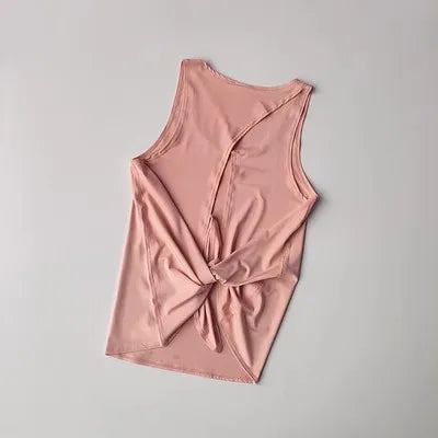 Women's Sleeveless Gym Shirts Tops Yoga Sports Vest Fitness Loose Sport Shirts Female T-Shirts for Workout Exercise Tank Tops