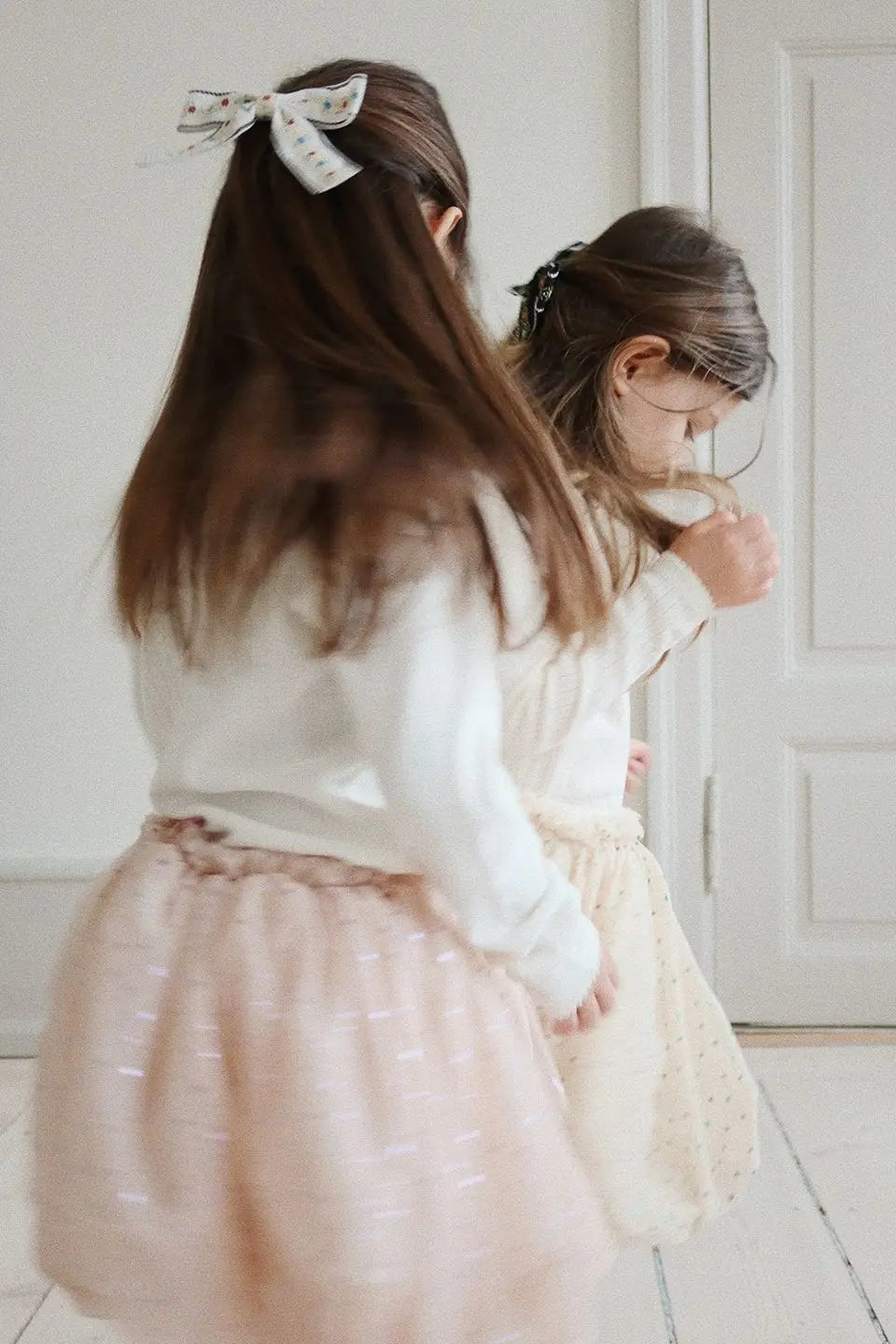 2024 KS Baby Girls Star Sequins Dress Kids Clothes Girls Mesh Princess Dresses Children Casual Skirts Christmas Party Vestidos