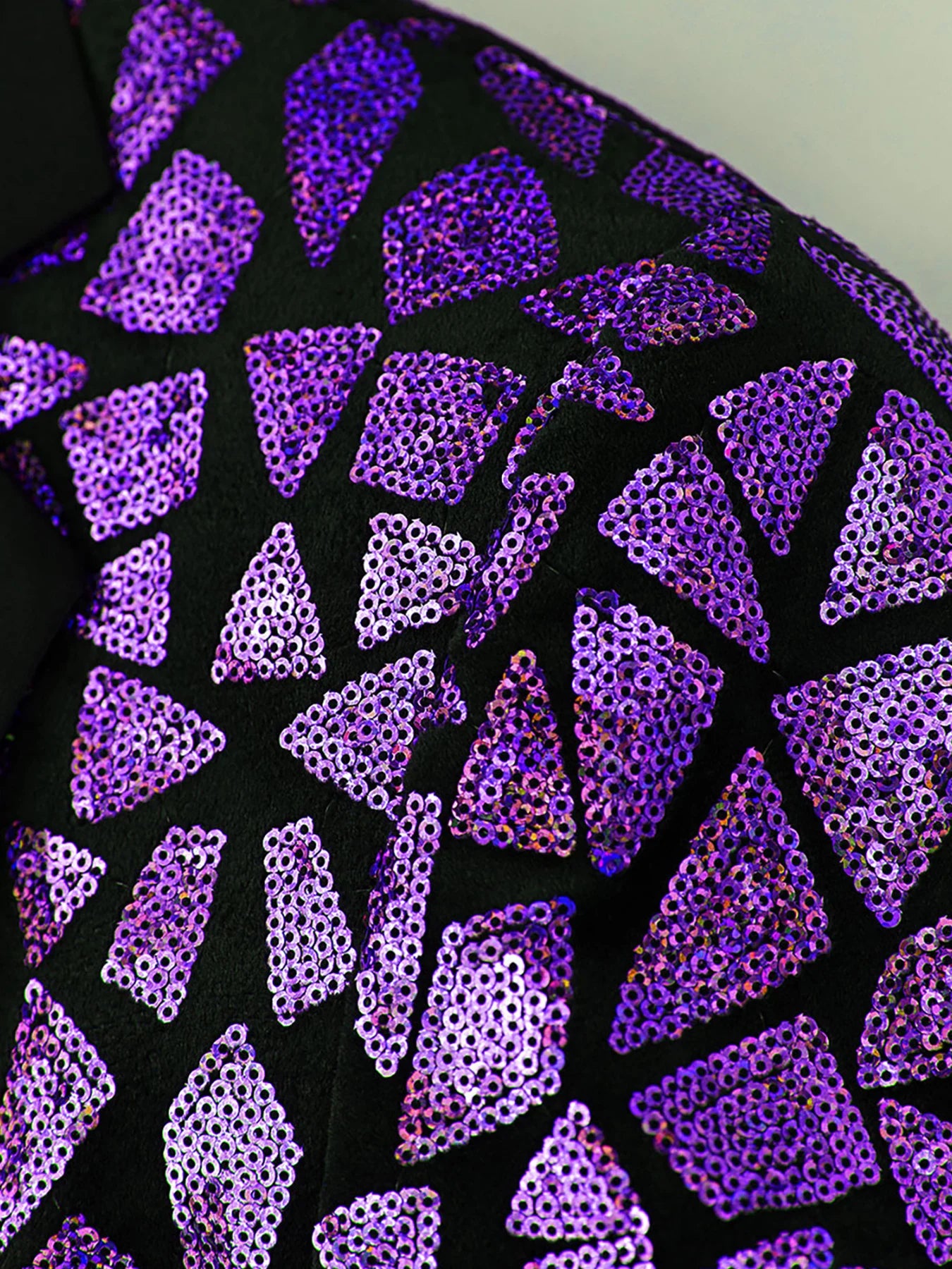 Men's Luxury Laser Sequin Blazer Jacket Shawl Lapel One Button Shiny Groom Wedding Party Suit Tuxedo Nightclub Host Mirror Coat