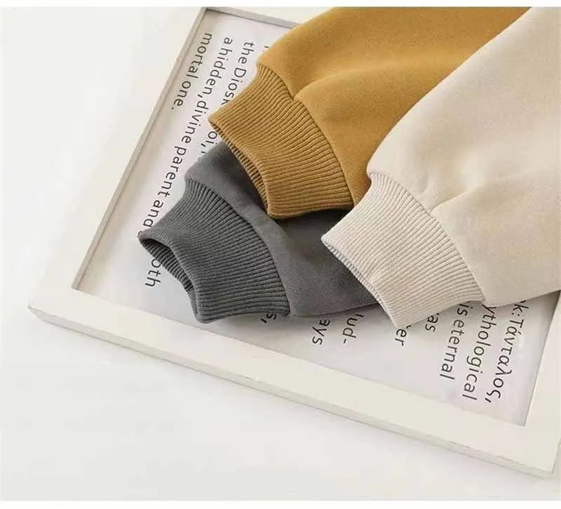 Autumn Boys Sweater Kids Long-Sleeved Pullover Spring  New Children's Fashion Loose Tops Teens  Letter  Casual Jumper 2-8 Years