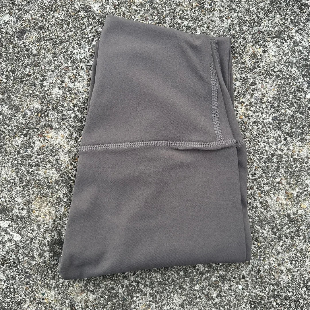 Solid Color Back Waist Pocket High Waist Yoga Legging Women Sport Cropped Pants Butter Athletic Gym Comprehensive Training Jog