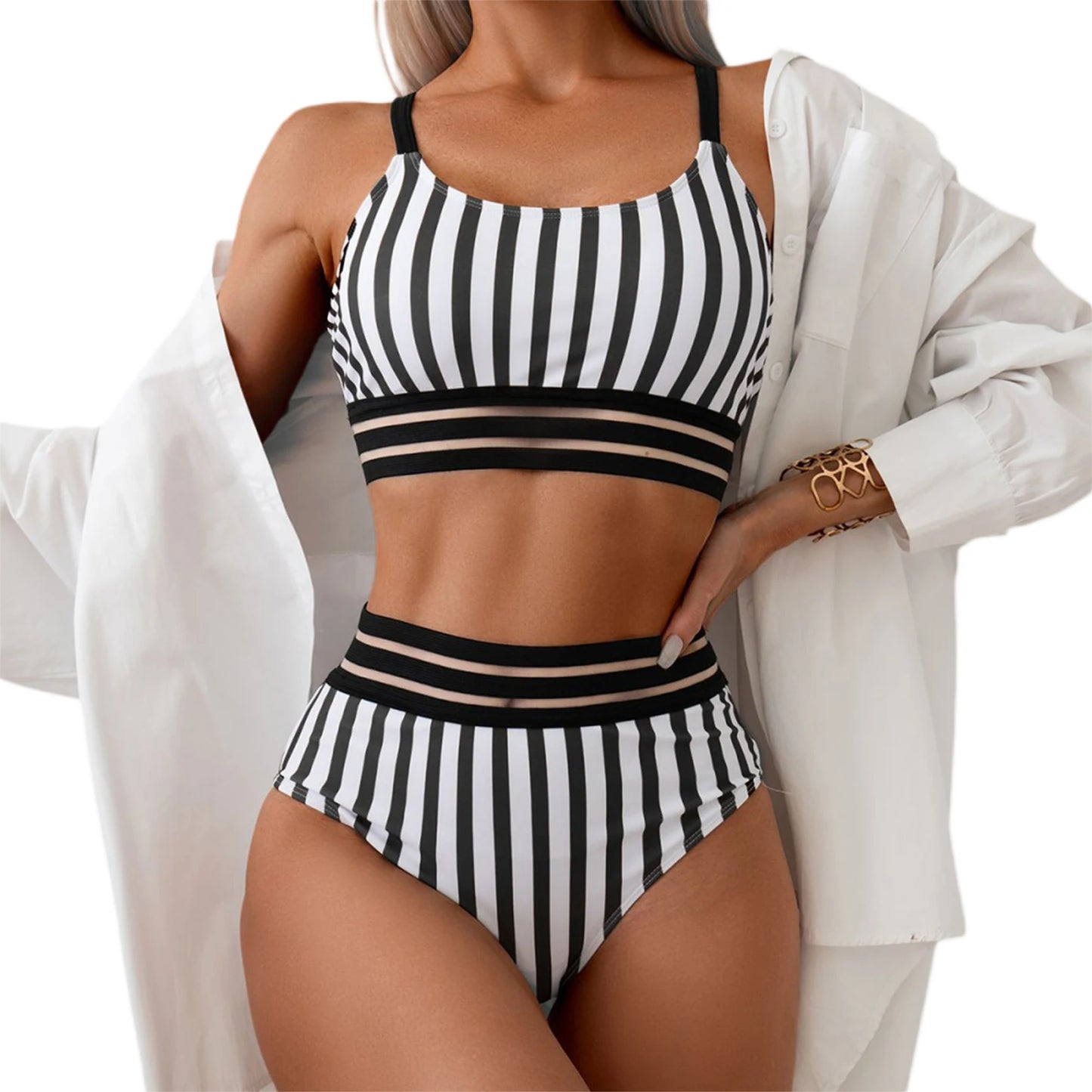 Women s Floral Print Bikini Set V-Neck Halter Bikini Tops Low Rise Bikini Bottoms Swimsuits for Summer Vacation Beach Pool Party